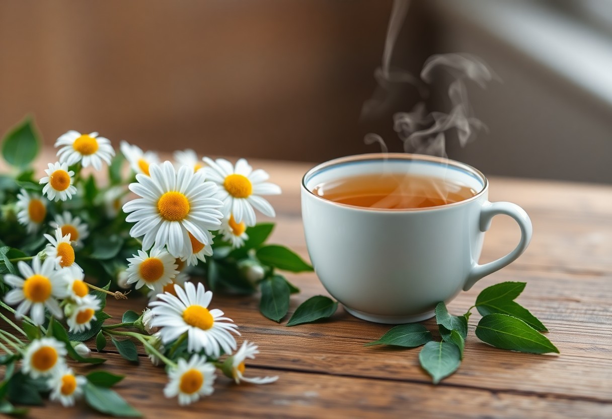 Découvrez comment la camomille soulage l’inflammation et protège l’estomac