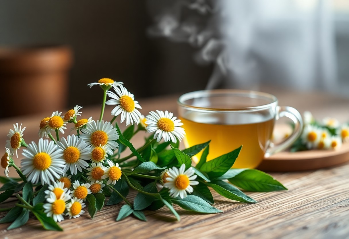 Camomille : plante apaisante pour digestion saine et inflammations réduites