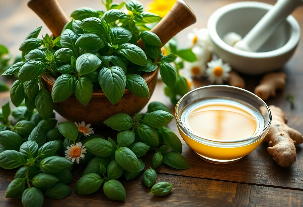 Basilic sacré : allié naturel pour digestion sereine et estomac apaisé