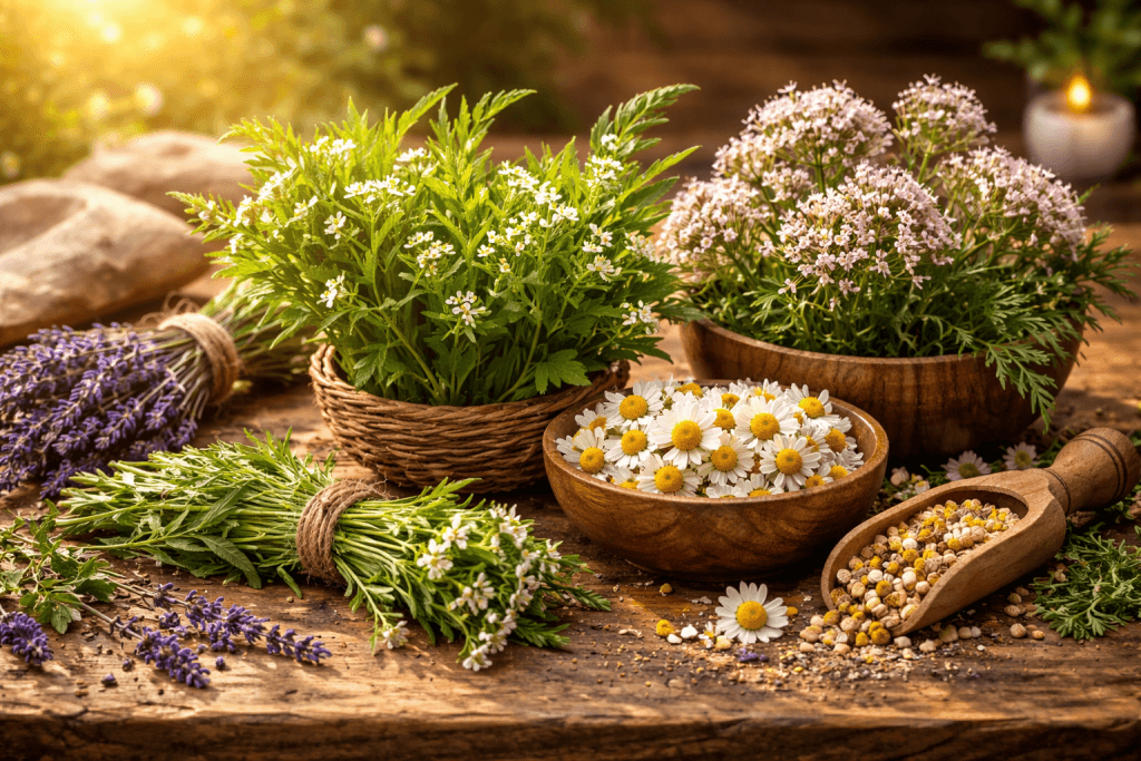 Plantes relaxantes  solutions naturelles contre le stress