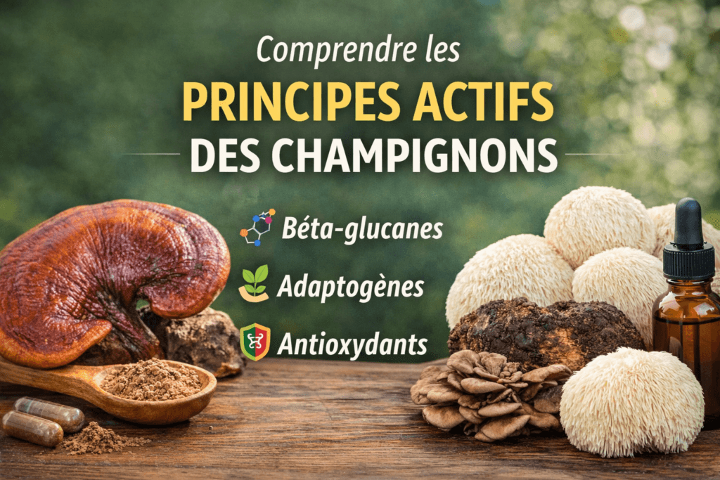 Comprendre les principes actifs des champignons