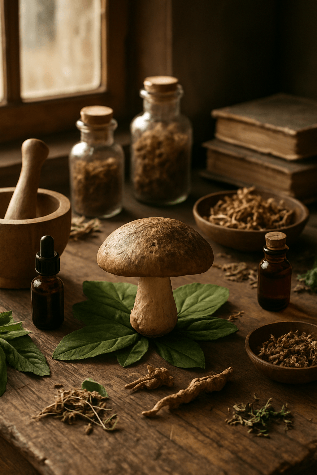 Champignons de la médecine asiatique
