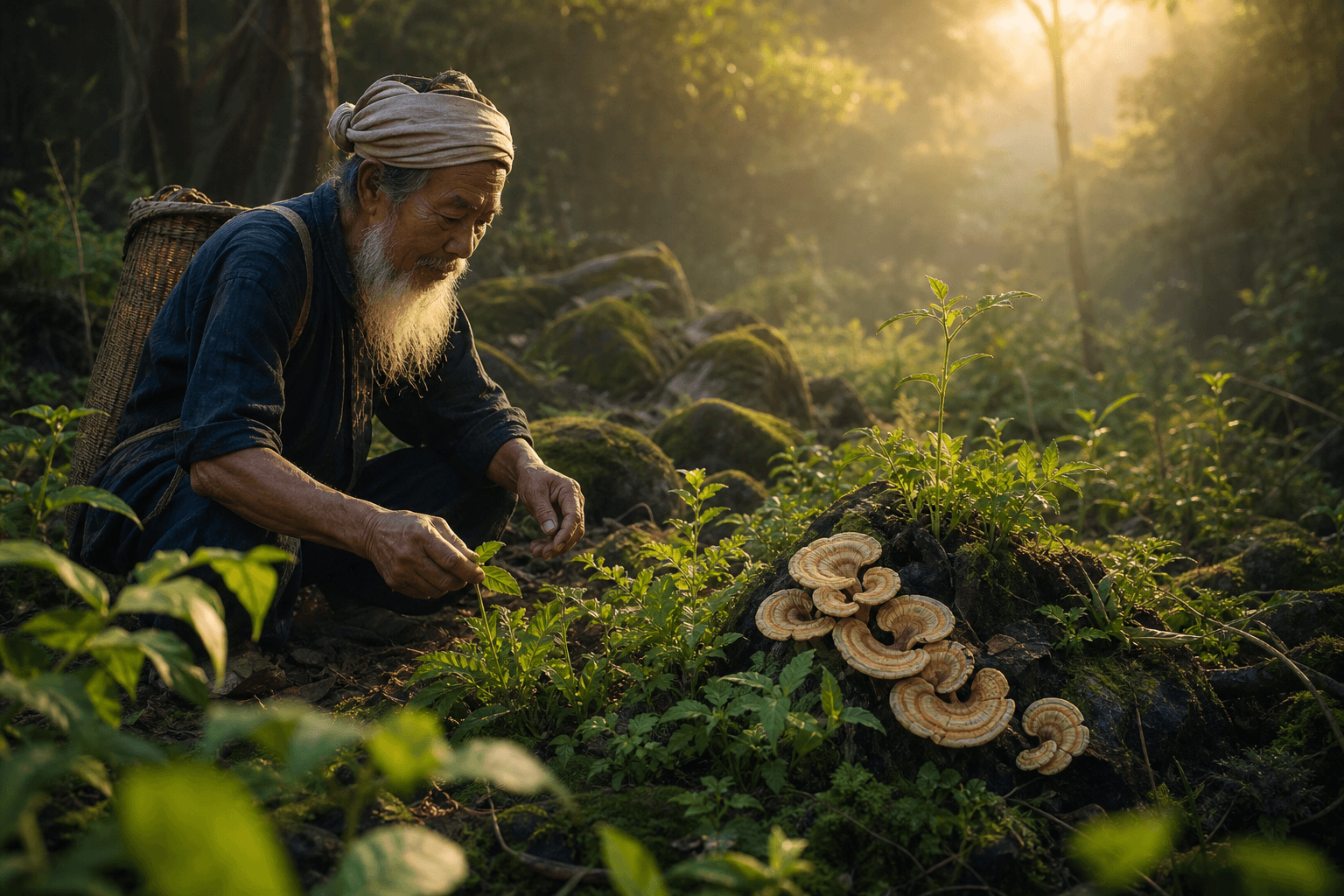 Découvrez les méthodes traditionnelles des herboristes thaïlandais et leurs plantes médicinales naturelles.