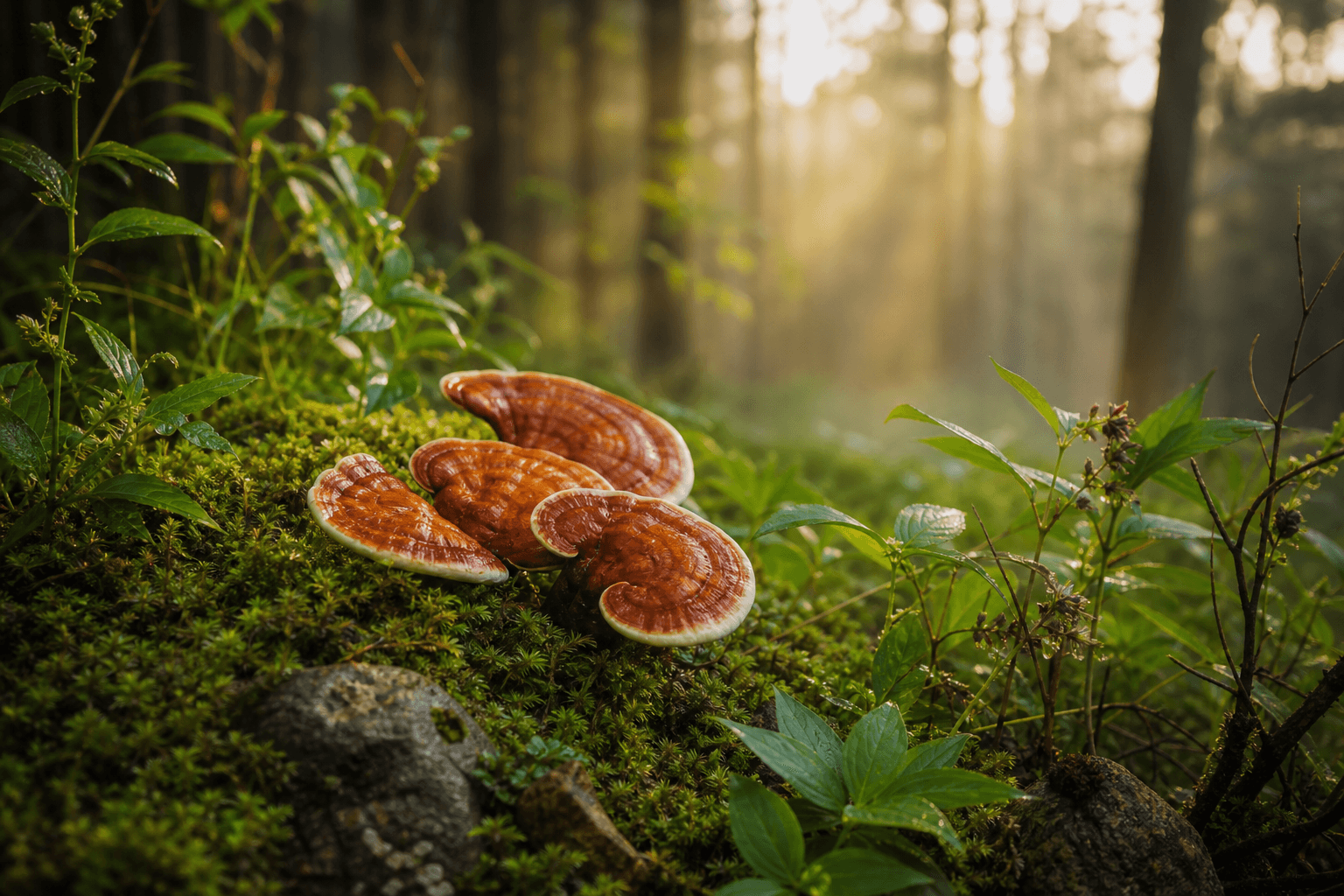 Immunité naturelle avec plantes médicinales et champignons pour soutenir les défenses