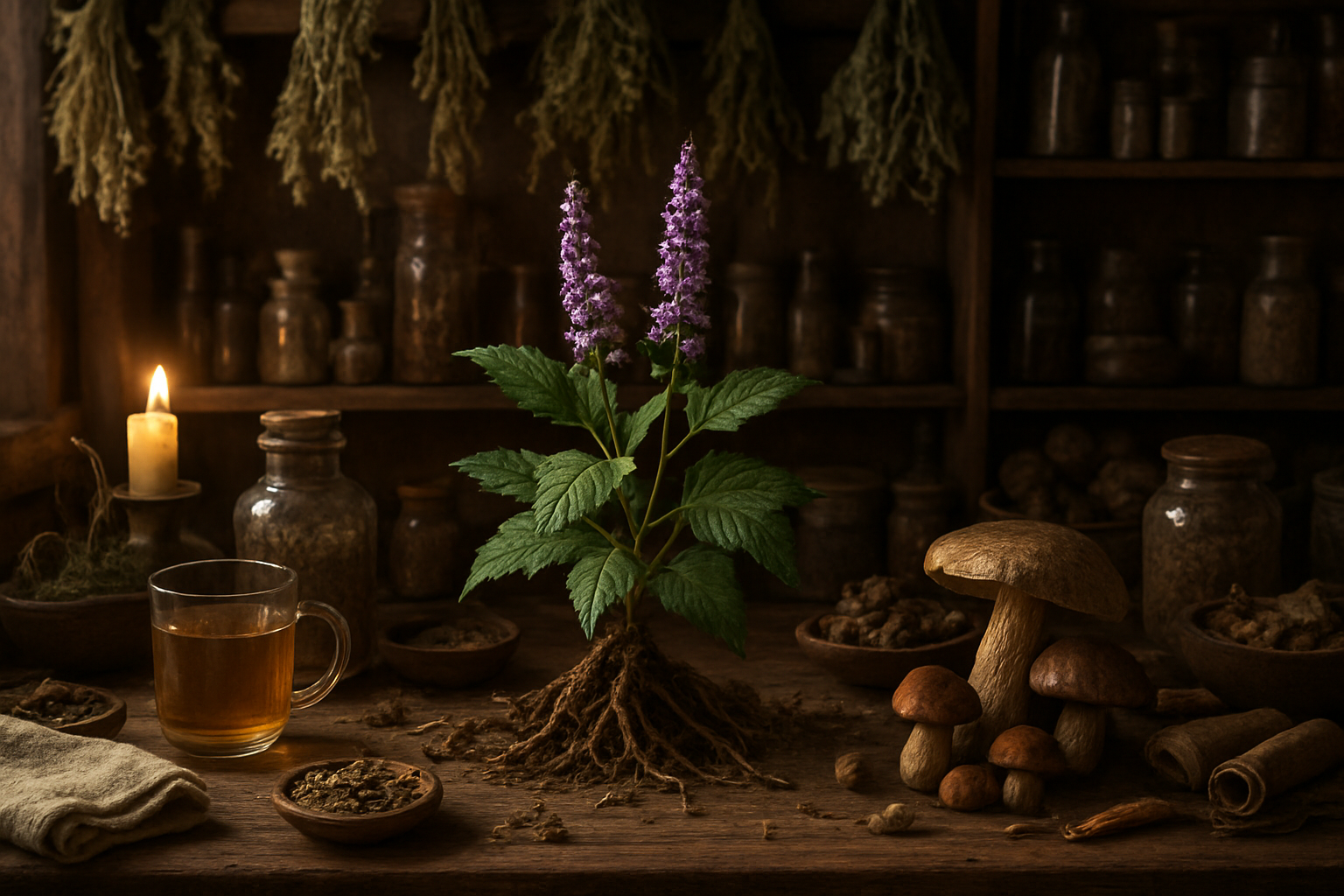 Racine de Jatamansi utilisée en Ayurveda pour soutenir le sommeil naturel et la relaxation