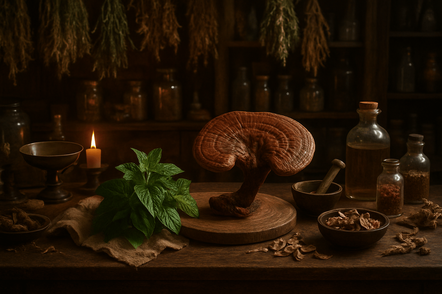 Curcuma et gingembre sauvage parmi les plantes médicinales de la jungle asiatique