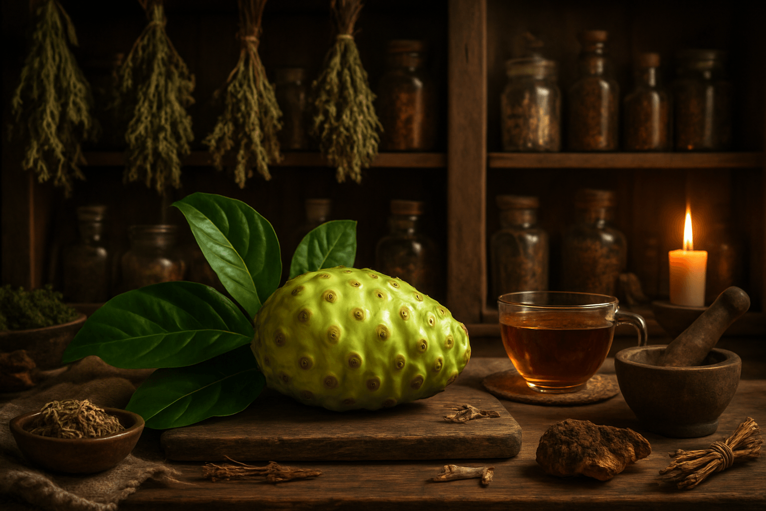 Jus et fruit de Noni pour une routine naturelle de vitalité et de défense immunitaire