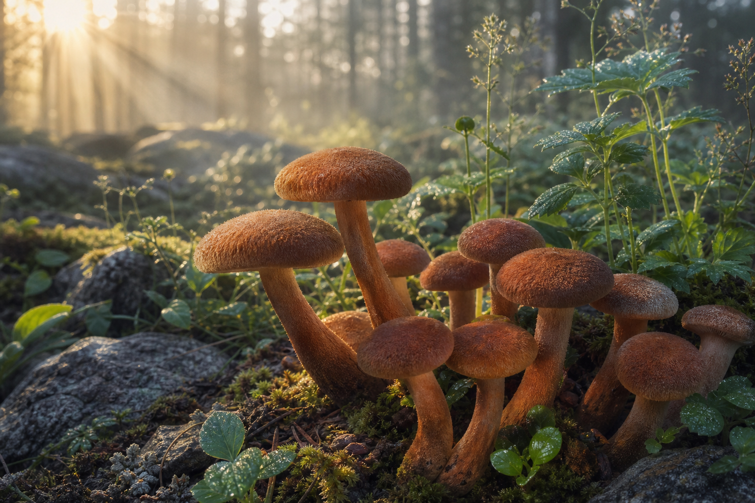 Velvet Shank, champignon asiatique associé à la longévité et au bien-être naturel