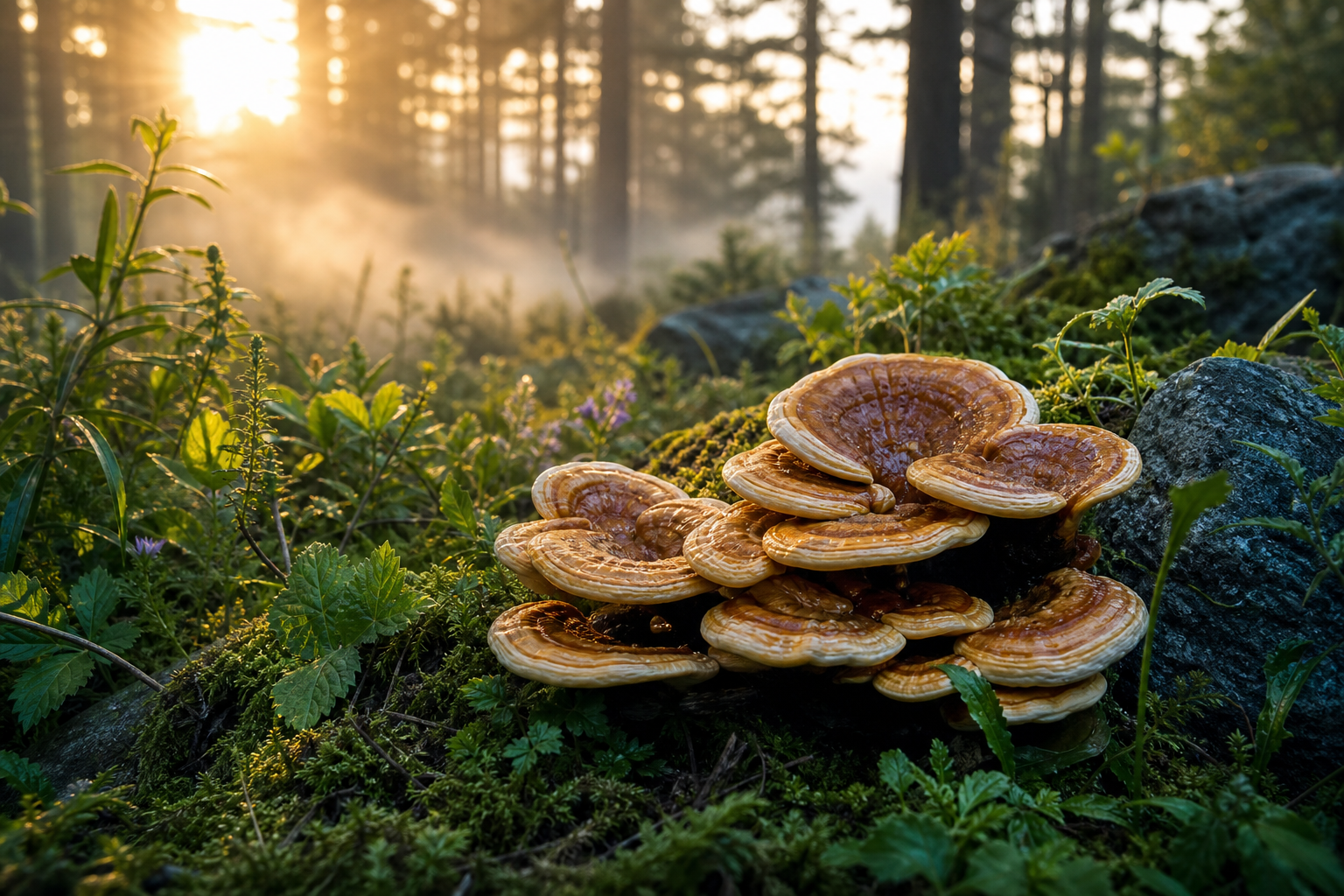 Découvrez les plantes médicinales et champignons qui accompagnent les mécanismes naturels de détoxification.