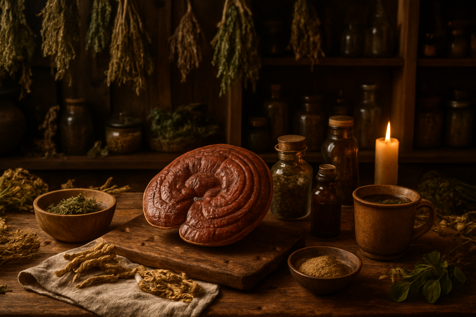 champignons médicinaux pour soutenir le microbiote intestinal naturellement