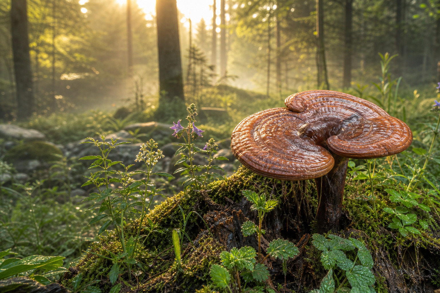 Phytothérapie arthrose avec plantes médicinales et champignons pour le confort articulaire