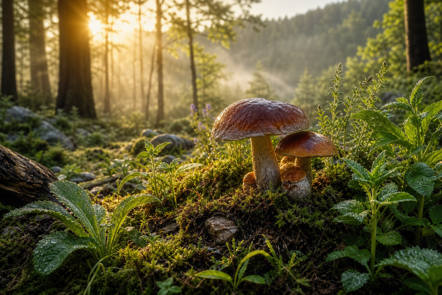 Phytothérapie stress avec plantes médicinales et champignons adaptogènes pour mieux gérer les tensions