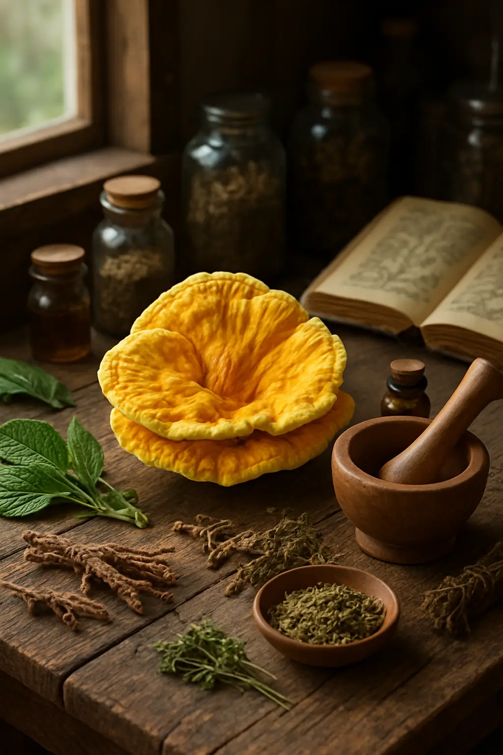 Polypore soufré et traditions naturelles