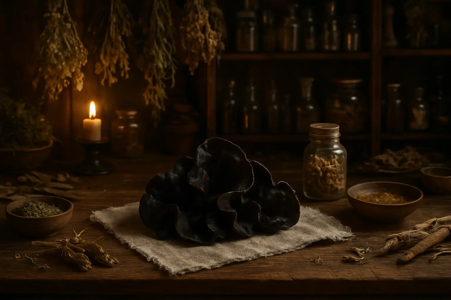 Wood Ear Noir séché à réhydrater pour les recettes santé