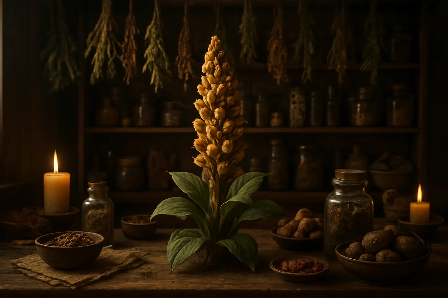 Cistanche plante tonique utilisée pour la vitalité et l endurance