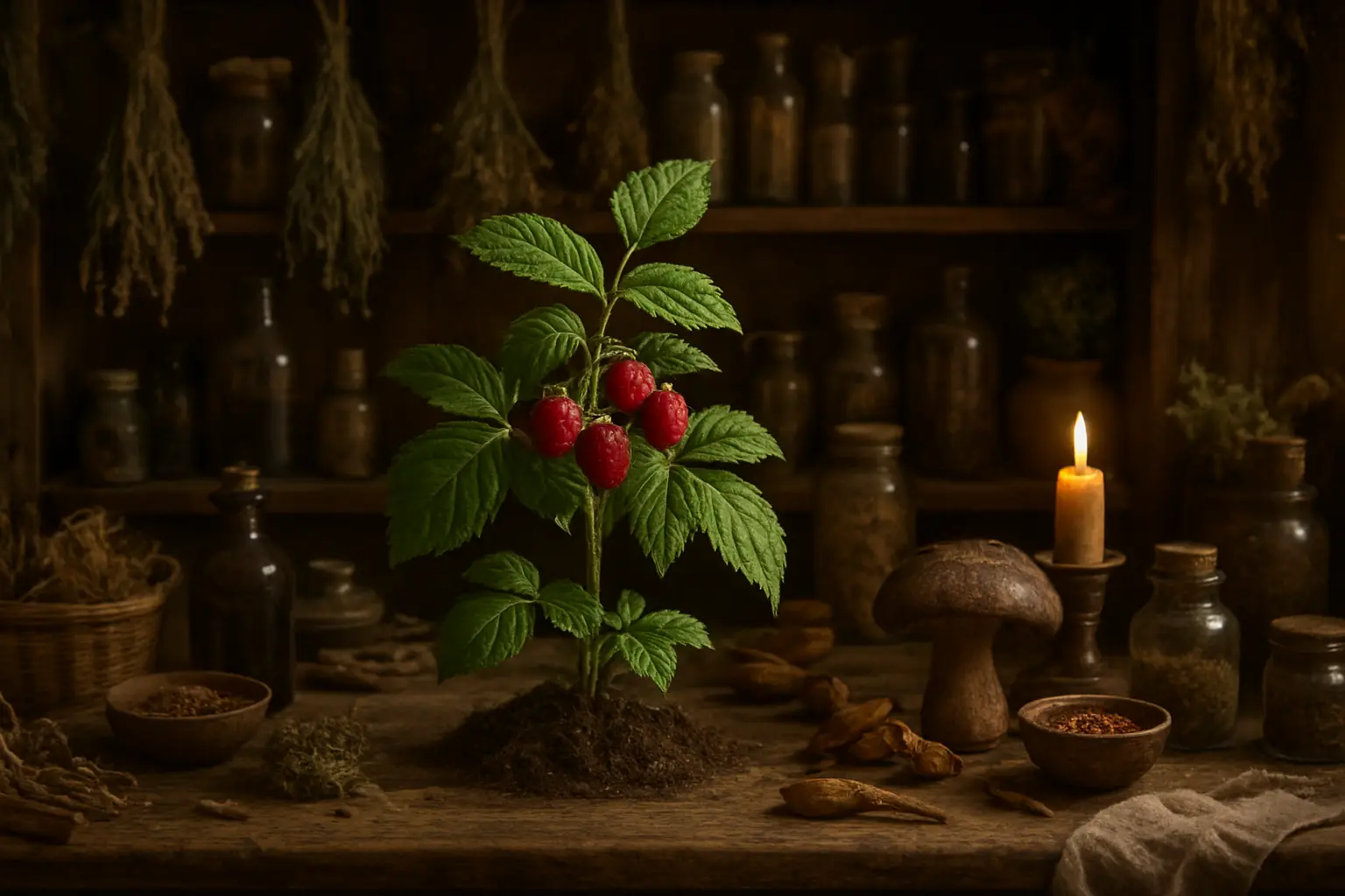 Tisane de Framboisier pour le confort des règles et du cycle féminin