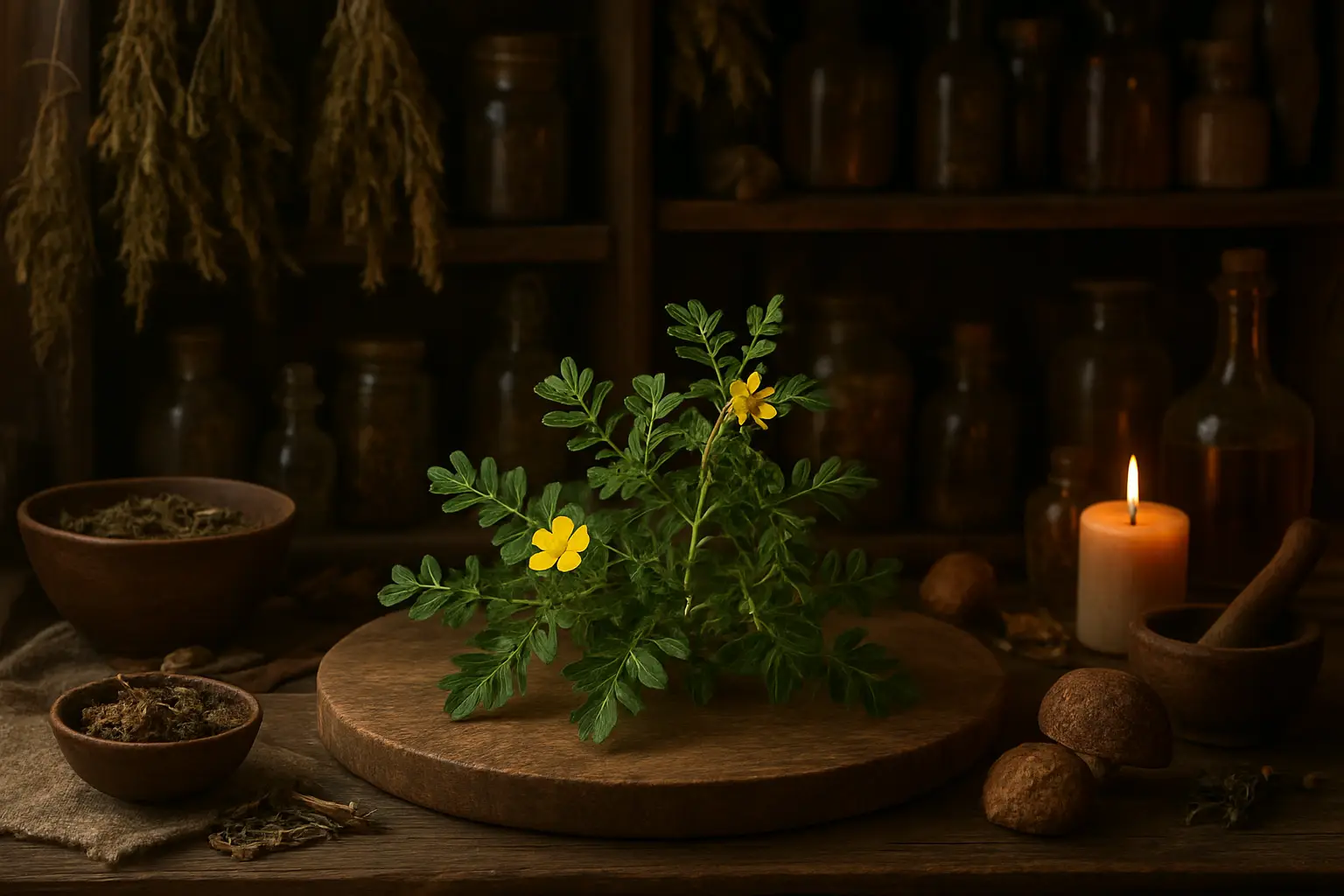 Complément de Tribulus Terrestris pour énergie masculine et vitalité